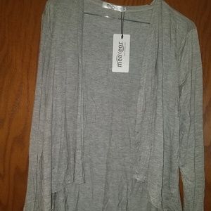 Meanor Grey lightweight Cardigan